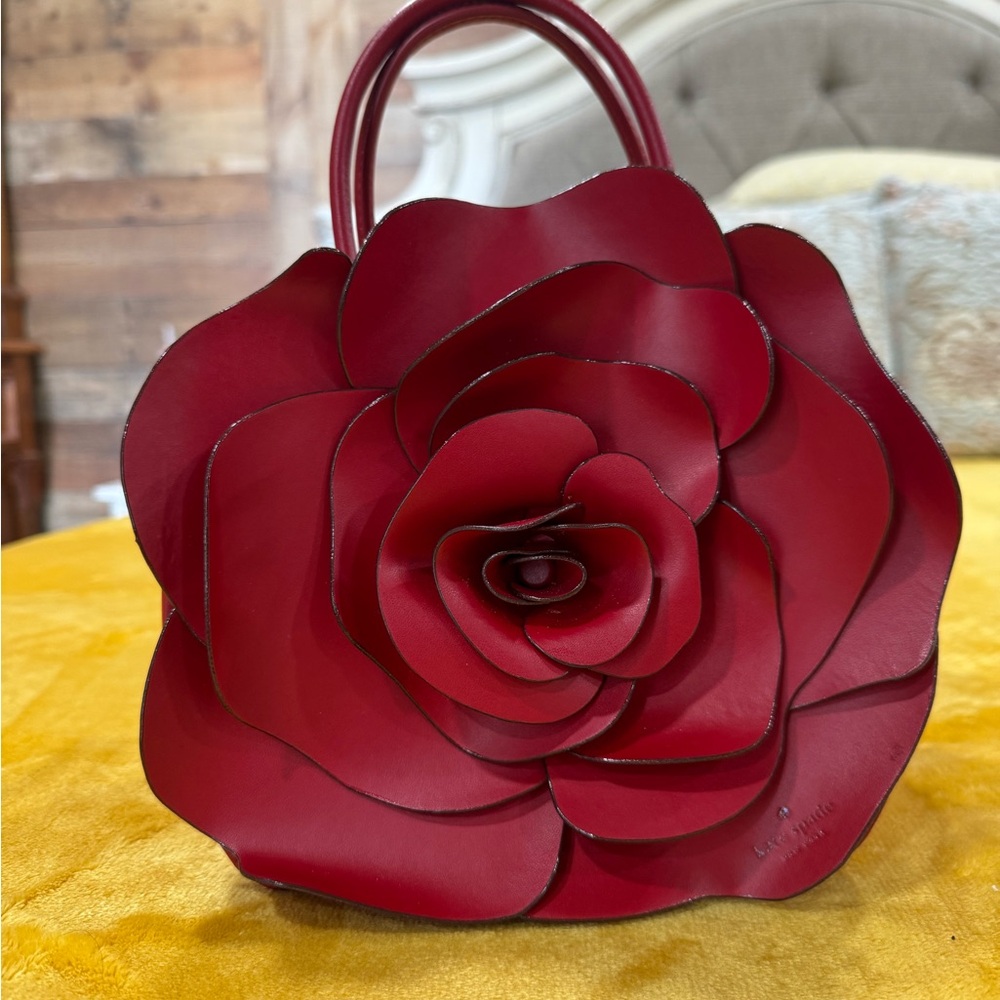 Kate Spade Red Mini Rose Bag